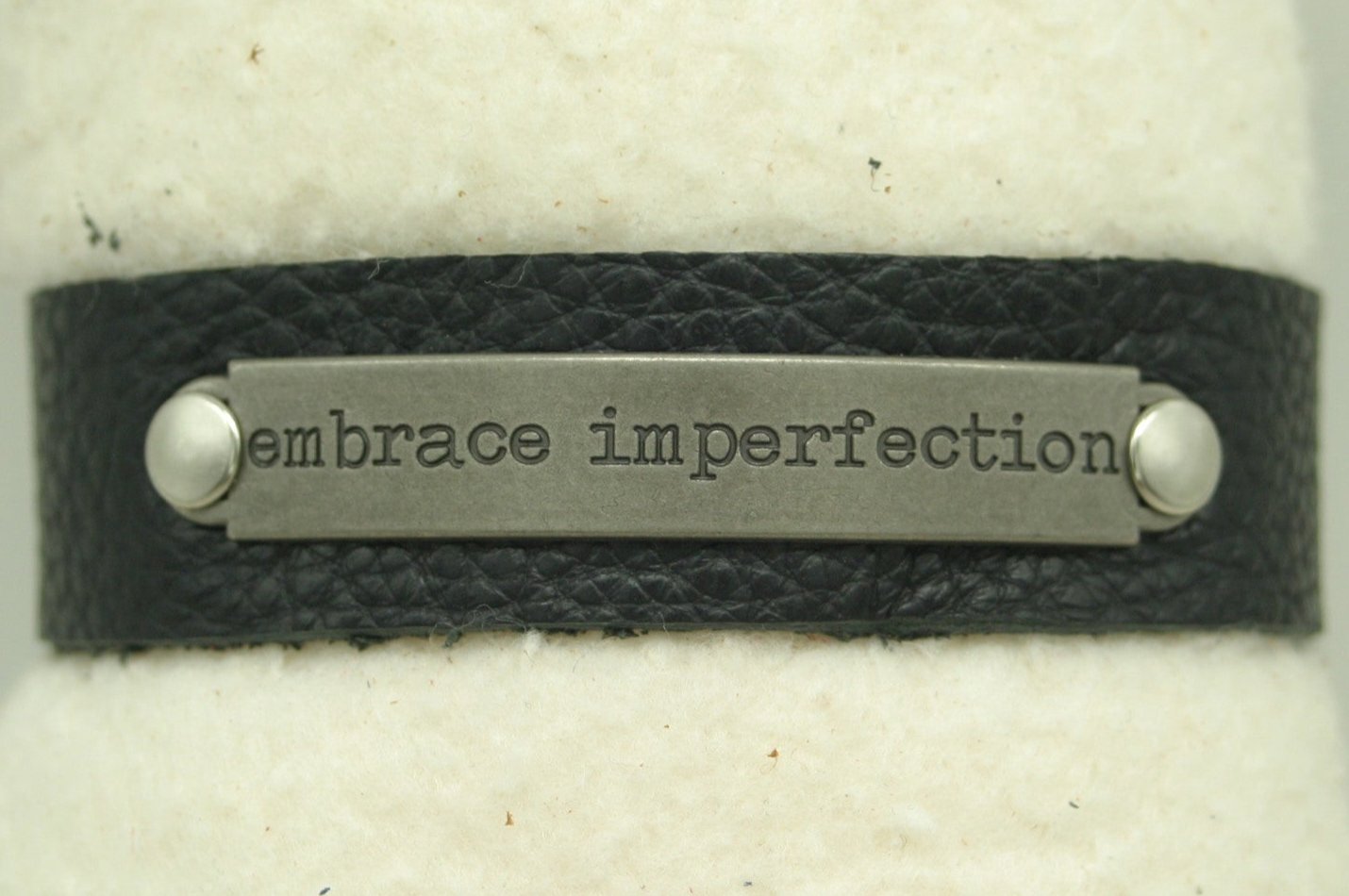 Motivational Bracelet - Embrace Imperfection