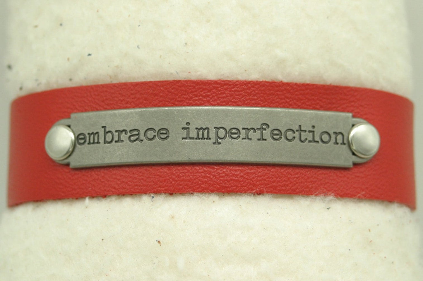 Motivational Bracelet - Embrace Imperfection