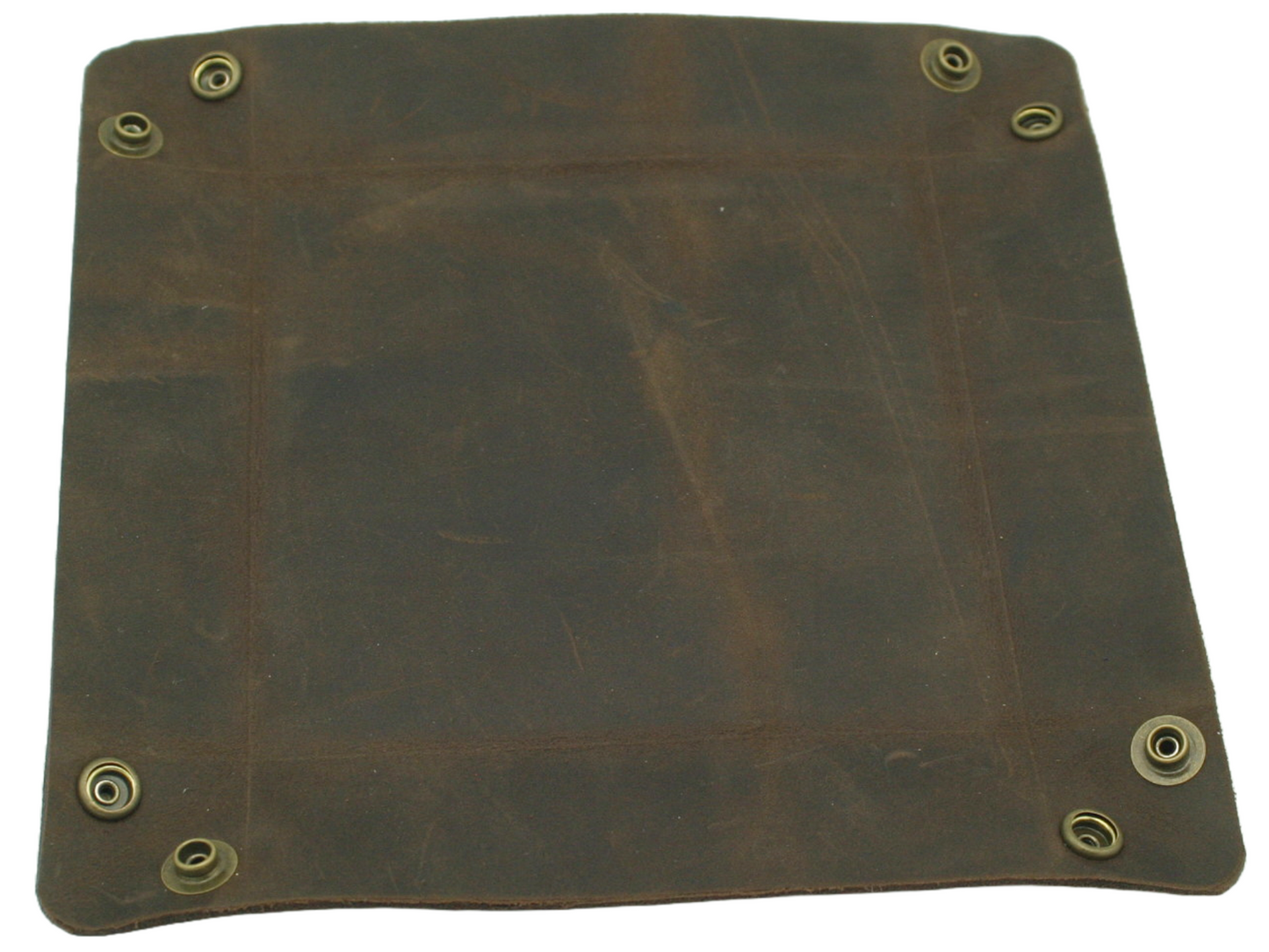 Rustic Leather Valet Tray