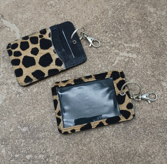 ID Badge Holder with Credit Card Pockets