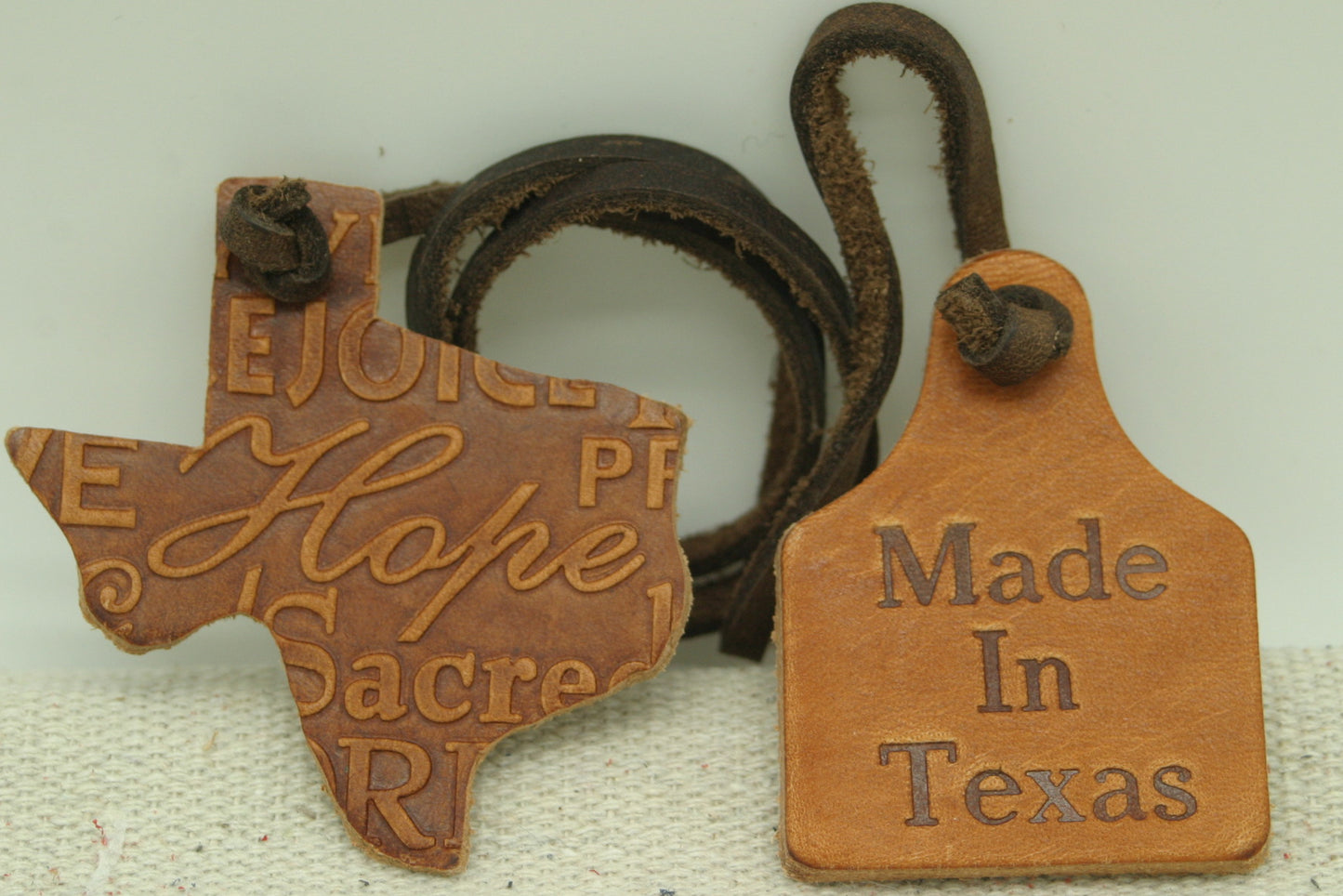 Air Freshener - Texas & Cow Tag - Wrap-Around