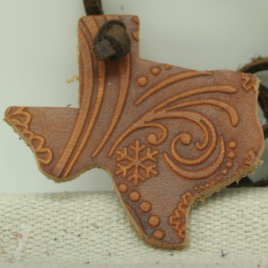 Air Freshener - Texas & Cow Tag - Wrap-Around