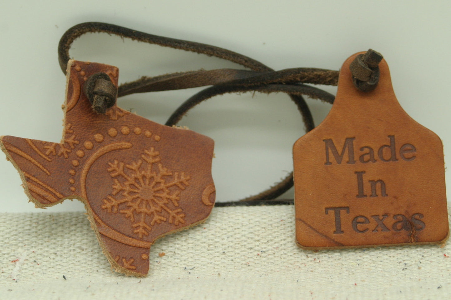 Air Freshener - Texas & Cow Tag - Wrap-Around
