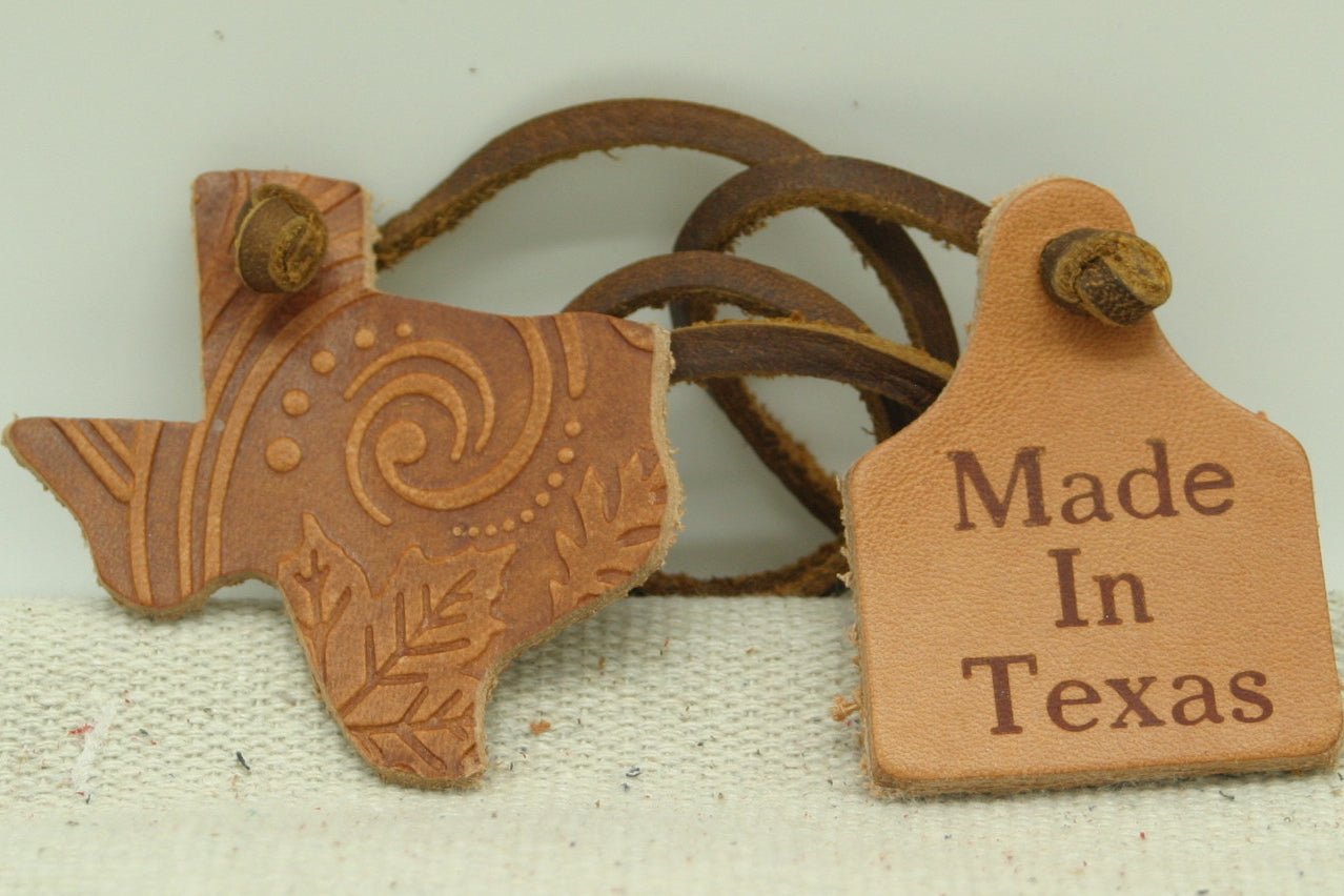 Air Freshener - Texas & Cow Tag - Wrap-Around