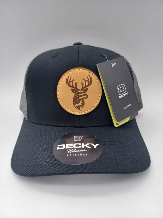 American Buck - Leather Patch Hat