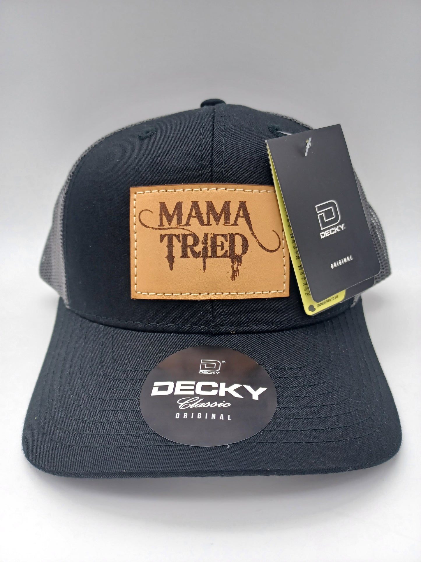 Mama Tried #1- Leather Patch Hat