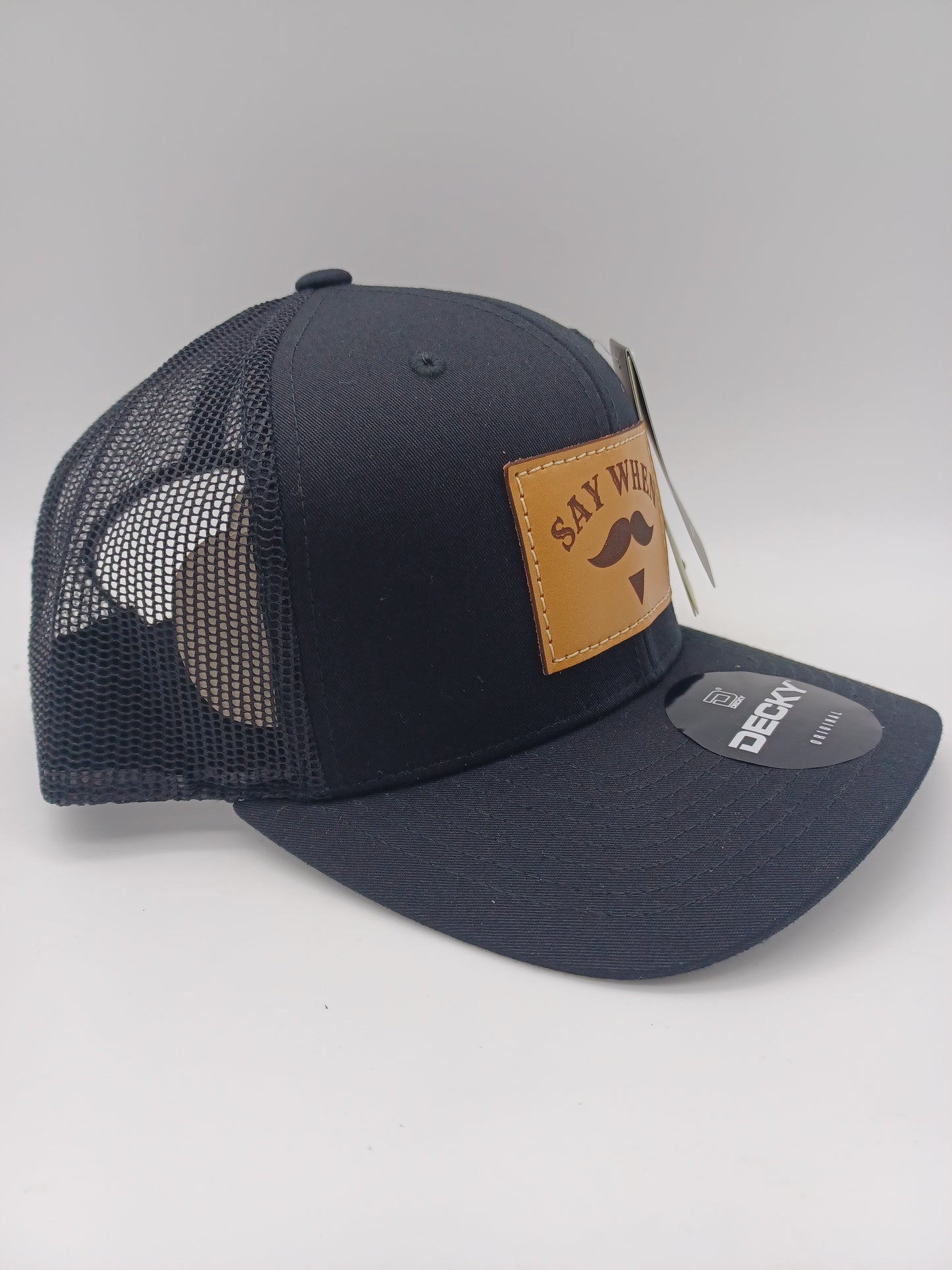 Say When - Leather Patch Hat