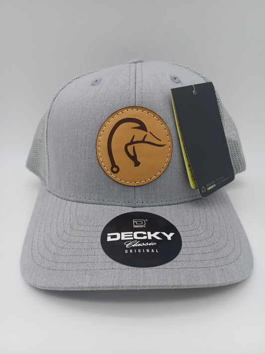 Duck Head / Hook / Antler - Leather Patch Hat