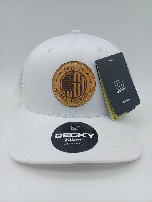 This Is God's Country - Leather Patch Hat