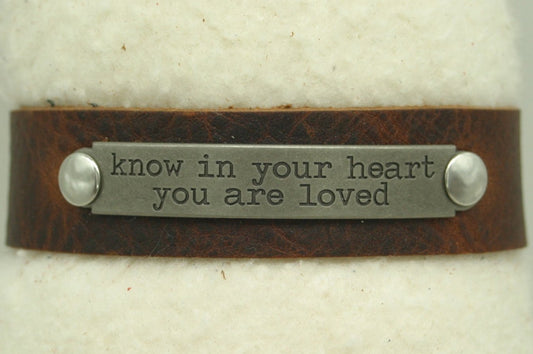 Motivational Bracelet - Know In Your Heart