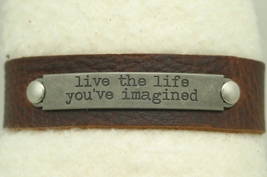Motivational Bracelet - Live The Life