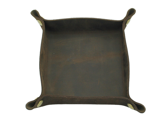 The "Bronson" Leather Valet Tray